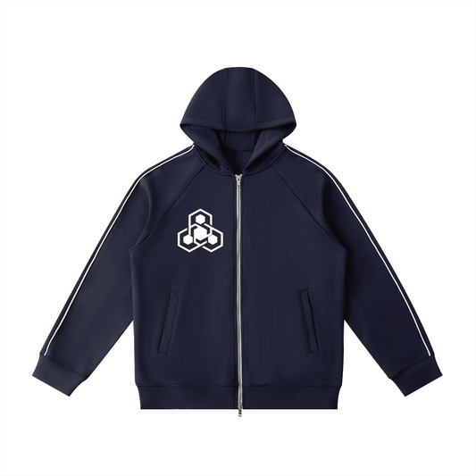 Heavyweight Raglan Sleeve Zip Hoodie