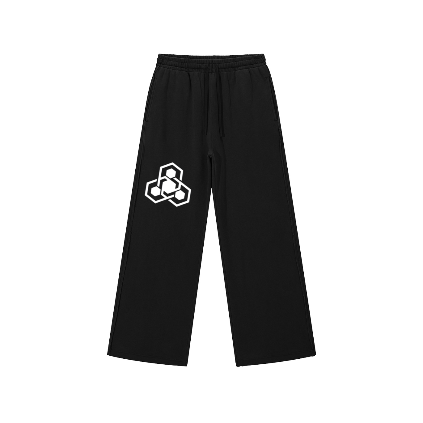 Snow Washed Raw Edge Sweatpants