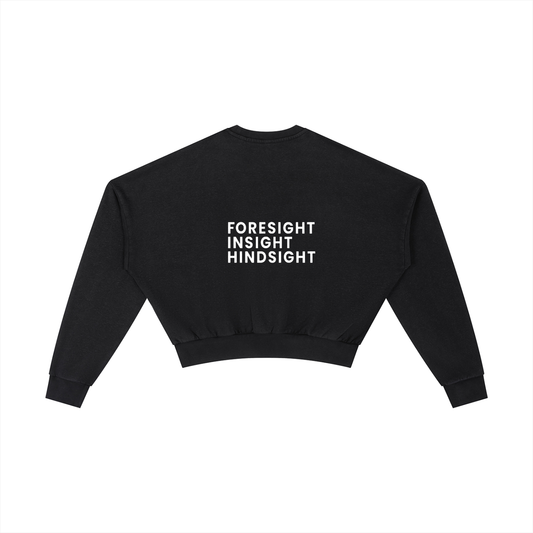 Vintage Washed Cropped Sweatshirt