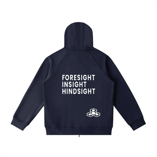 Heavyweight Raglan Sleeve Zip Hoodie